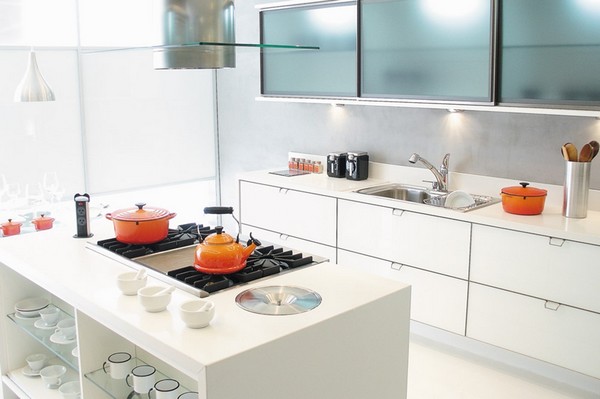 Móveis planejados: cozinha quase transparente