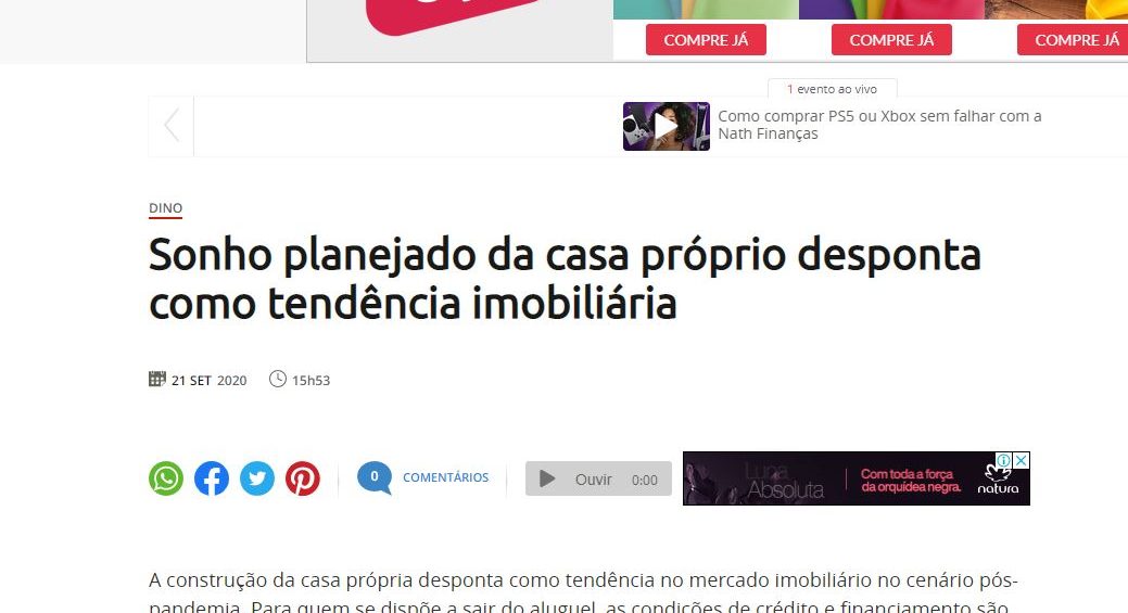Bela Aliança Bairro e Parque é notícia
