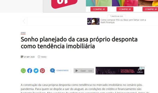 Bela Aliança Bairro e Parque é notícia