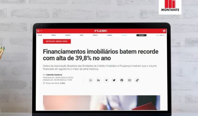 Financiamentos imobiliários batem recorde com alta de 39,8% no ano